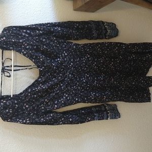 Hollister Long Sleeve Fit and Flare Dress